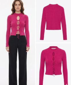 Mariana Tie Front Top 132 Frushia
