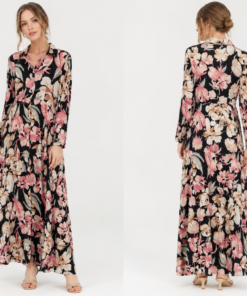 Shirt Dress CKM 734037 Floral